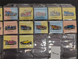 Vtg 1977 Lot 2 Sets of 12 Collectible Car Match Books By Ohio Match Co 24 Total