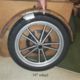 5" Flat Fender motorcycle Harley Honda Triumph CB XS Chopper Bobber Rear Trailer