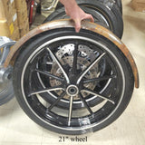 5" Flat Fender motorcycle Harley Honda Triumph CB XS Chopper Bobber Rear Trailer