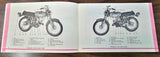 NOS AERMACCHI HARLEY-DAVIDSON AMF 1972 LEGGERO M-65 OWNERS MANUAL PART# 99477-72