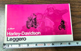 NOS AERMACCHI HARLEY-DAVIDSON AMF 1972 LEGGERO M-65 OWNERS MANUAL PART# 99477-72