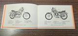 NOS AMF Harley XL 1000 XLCH 1000 1978 Owners Manual Sportster Ironhead 99466-78