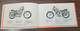 NOS AMF Harley XL 1000 XLCH 1000 1978 Owners Manual Sportster Ironhead 99466-78