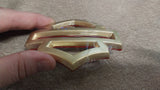 Gold CVO Gas Tank Emblems Badges Stickers Harley Davidson Bar Shield 3 1/2" Pr