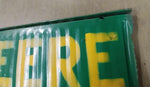 59x13 Rectangle Vintage Green Yellow John Deere Metal Sign Garage Decor Man Cave