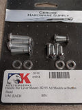 New Chrome Handlebar Lever Mount Screws 1982-1985 All Models w/Button Head 05058