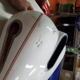 Harley 2005 FLHTCUI Billiard Whit ULTRA CLASSIC Electra Road Glide Gas Fuel Tank