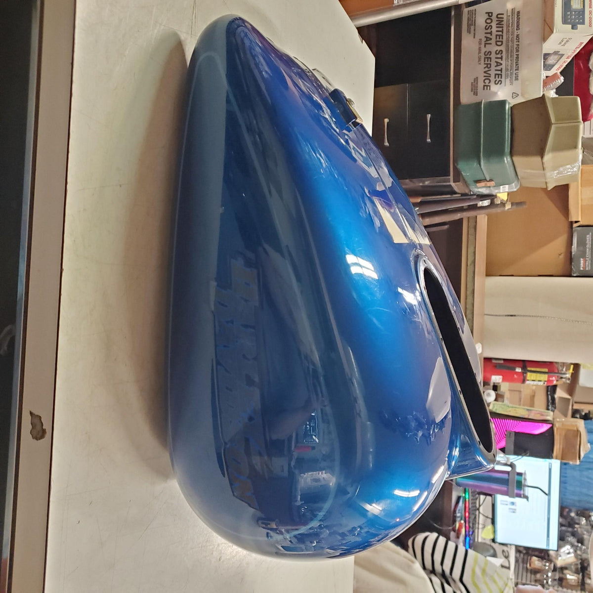 Harley FLHTCU ULTRA CLASSIC Electra Road Flame Blue Pearl Fuel