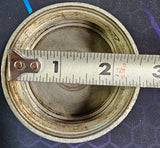 VTG 1926-1929 Threaded Whippet Dust Cover Center Aluminum Matte Grease Cap