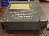 VTG Free Matter of the Blind U.S. Government Library of Congress Records Case
