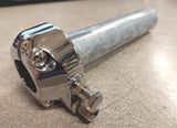 Chrome Throttle Sleeve Assembly Single Cable 7/8 Handlebar Honda Triumph chopper