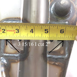 Custom WCC VILLAIN Stretched GAS Fuel TANK 3.5 Chopper Harley Softail Rigid!