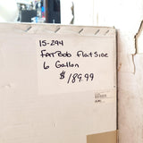 6 GALLON FLATSIDE Harley FATBOB Softail Chopper Screw Cap GAS Fuel TANKS 1984^