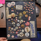 Vtg Election Pin collection 1911 Woodrow Wilson Kefauver Coolidge Landon Dewey