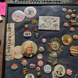 Vtg Election Pin collection 1911 Woodrow Wilson Kefauver Coolidge Landon Dewey