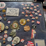 Vtg Election Pin collection 1911 Woodrow Wilson Kefauver Coolidge Landon Dewey