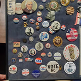 Vtg Election Pin collection 1911 Woodrow Wilson Kefauver Coolidge Landon Dewey