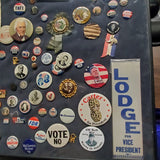 Vtg Election Pin collection 1911 Woodrow Wilson Kefauver Coolidge Landon Dewey