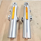 Harley 2014-2016 Road King Touring Polishe Aluminum 49mm Fork Sliders Lower Legs