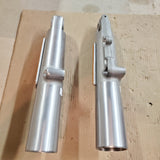 Harley 2014-2016 Road King Touring Polishe Aluminum 49mm Fork Sliders Lower Legs