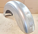 Santee Unpainted Undrill Custom 7.25" Roller Raw Steel Rear Fender Harley Bobber