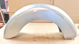 Santee Unpainted Undrill Custom 7.25" Roller Raw Steel Rear Fender Harley Bobber