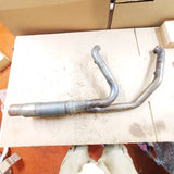 Harley 2017^ M8 Touring Head PIpe Exhaust Street Road glide ultra limited king