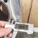 PAIR CYLINDERS REVTECH 100" ENGINE MOTOR POLISHED STD BORE TLC BIG BORE 4"