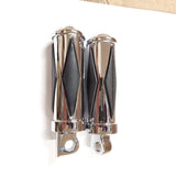 New Chrome Highway Male Mount Footpeg Pegs Harley Touring Bag Sportster 883 1200