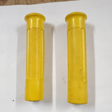 Vtg New NOS Beck Grips Motorcycle Yellow 1" Indian Harley Knucklehead VL Chopper