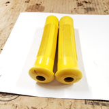 Vtg New NOS Beck Grips Motorcycle Yellow 1" Indian Harley Knucklehead VL Chopper