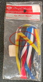 VTG 1970s Hunt Wilde Corp Bicycle Grip Accessories Rainbow Comet Streamers USA