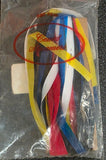 VTG 1970s Hunt Wilde Corp Bicycle Grip Accessories Rainbow Comet Streamers USA