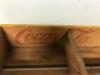 VINTAGE COCA-COLA WOODEN CRATE 1964 CHATTANOOGA CASES YELLOW RED
