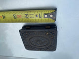 Union Soldier Tin Type Pictures Beehive Motif Daguerrotype Case Civil War 1860's