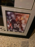 Certified Antonio Brown Signed Framed #84 Raiders Jersey Football Collectible!