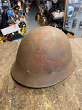 Vtg WW2 WW 11 Helmet military Swiss Japanese Army Combat Type 90 Steel ???