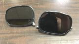 Pair Rectangle Mirrors Harley Sportster Dyna Fxr Touring Shovelhead Evo Twin cam