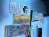Vtg 60's Road Maps Sunoco Esso Atlantic Imperial Oil Gas Advertising Coll lot!