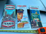 Vtg 60's Road Maps Texaco Holiday inn TRavel Sunoco Oil Gas Advertising Col lot!