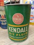 Vtg Kendall Automatic Transmission Fluid Type F Gas Station 1 Qt Cardboard Can