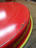 Vtg Stoney’s The Smoother Tasting Beer Round Steel Serving Tray Bright Colors