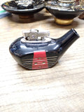 Vtg MCM SWANK Table Top Cigarette Lighter Red Black Golf Club Driver Head Japan!