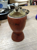 Vtg MCM Table Top Cigarette Lighter Cook Forest Park Pa Wooden Souvenir Japan!