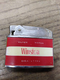 Vtg Winston Cigarette Lighter Penguin High Quality Superlative Automatic Japan!