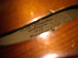 Vtg 1968 ER Pfretzschner Violin Hand Made Antonius Stradivarius Copy 3/4 Germany