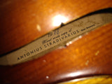 Vtg 1968 ER Pfretzschner Violin Hand Made Antonius Stradivarius Copy 3/4 Germany