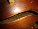 Vtg Unbranded Violin Antonius Stradivarius Copy 1/2 West Germany w/Lifton Case