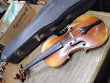 Vtg Unbranded Violin Antonius Stradivarius Copy 1/2 West Germany w/Lifton Case