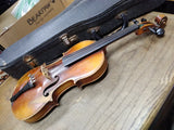 Vtg Unbranded Violin Antonius Stradivarius Copy 1/2 West Germany w/Lifton Case